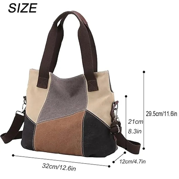 Casual Crossbody Tote Bag with Shoulder Strap
