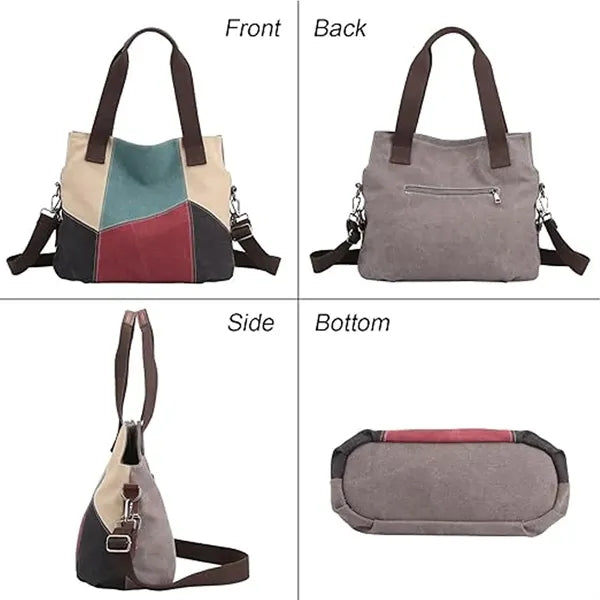 Casual Crossbody Tote Bag with Shoulder Strap
