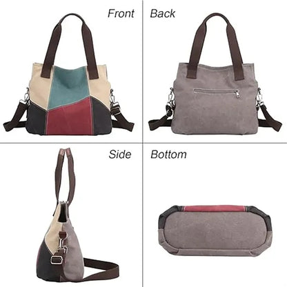 Casual Crossbody Tote Bag with Shoulder Strap