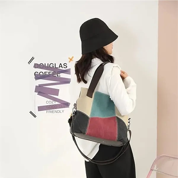 Casual Crossbody Tote Bag with Shoulder Strap
