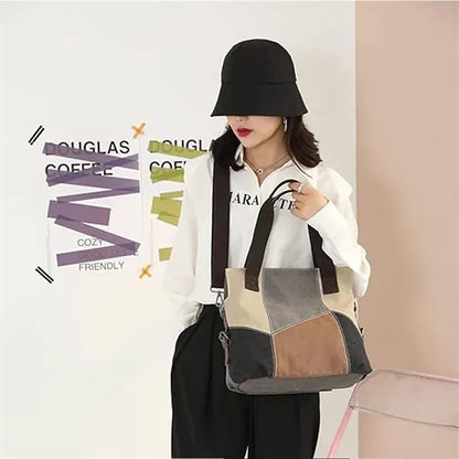 Casual Crossbody Tote Bag with Shoulder Strap
