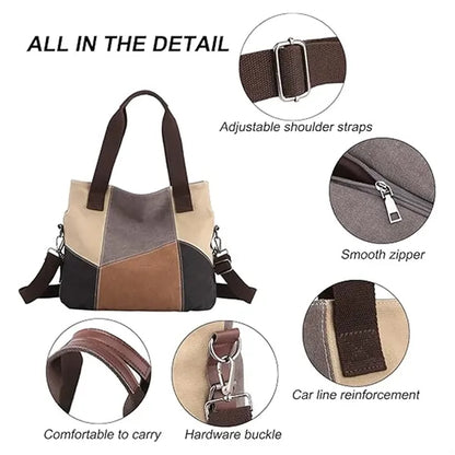 Casual Crossbody Tote Bag with Shoulder Strap