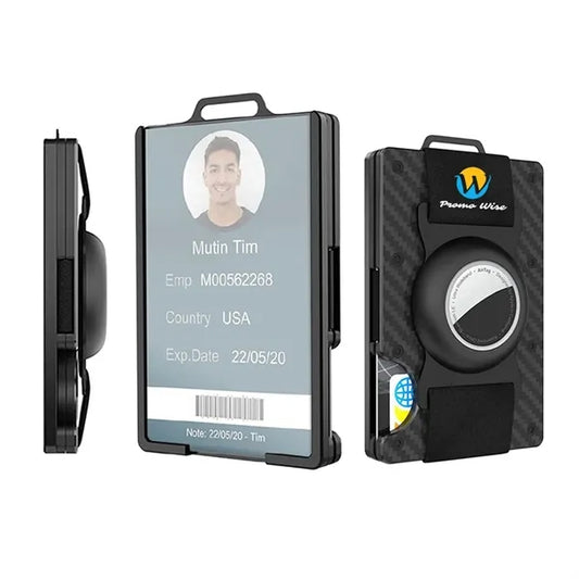 Slim RFID Blocking Wireless Tracking ID Card Case Holder