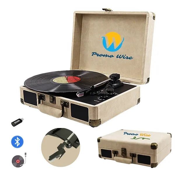 Vintage Bluetooth USB Vinyl Record Player