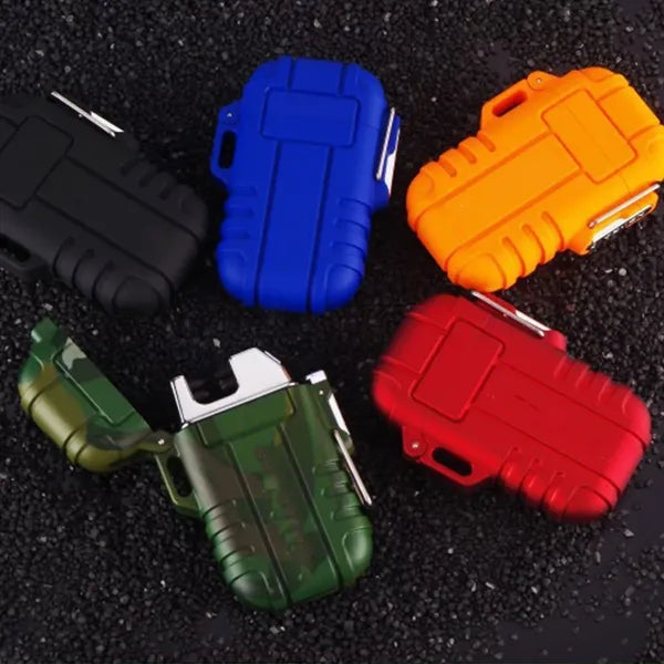 Electronic Dual Arc Rechargeable Lighter Gift Box