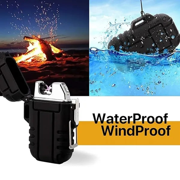 Electronic Dual Arc Rechargeable Lighter Gift Box