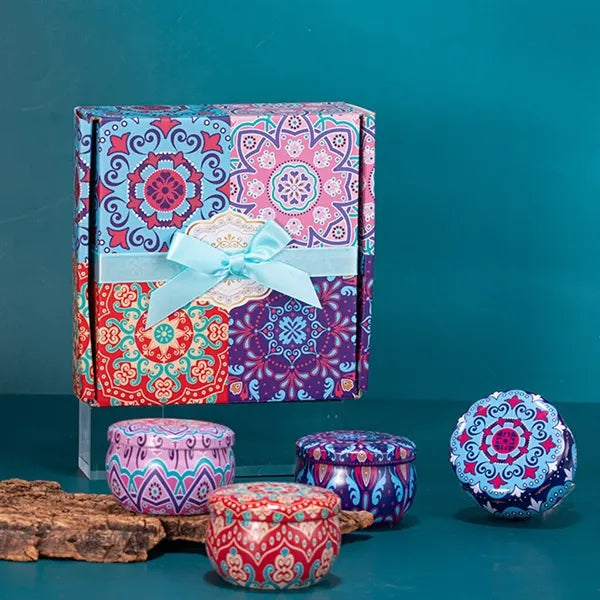 Portable Fragrance Scented Candle Gift Set