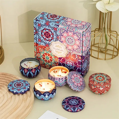 Portable Fragrance Scented Candle Gift Set