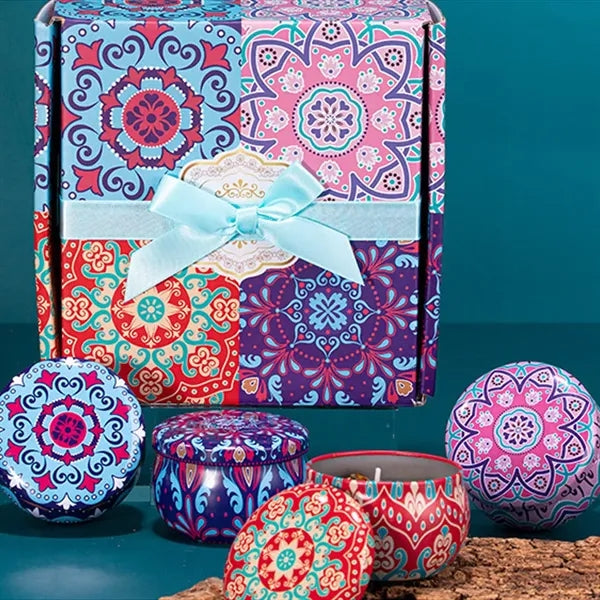Portable Fragrance Scented Candle Gift Set