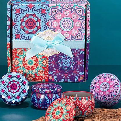 Portable Fragrance Scented Candle Gift Set