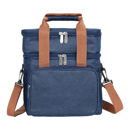 16 Can Dual Compartment Soft Lunch Bag