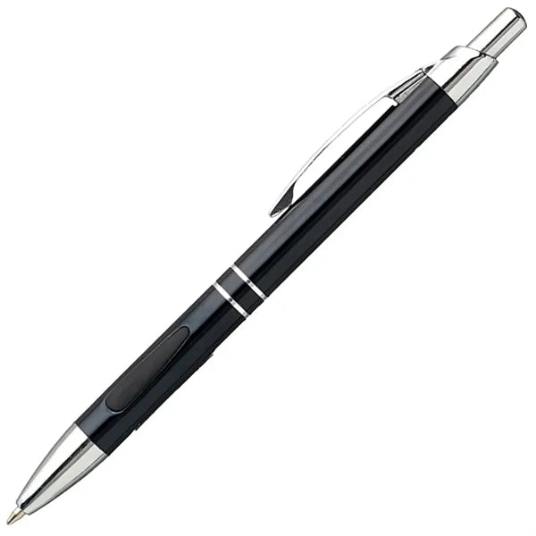 Engraved Metal Pens w/ Silver accents & Ballpoint Tip