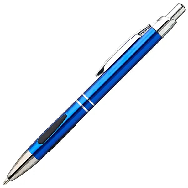 Engraved Metal Pens w/ Silver accents & Ballpoint Tip