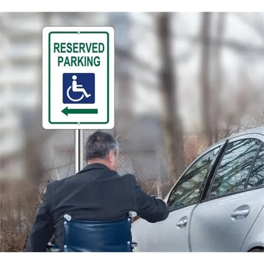 Handicap Parking Signs-1ft x 1ft (SQFT)