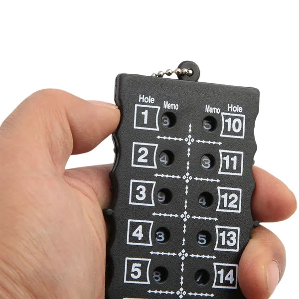 18 Hole Golf Scorecard Shot Counter Accessory