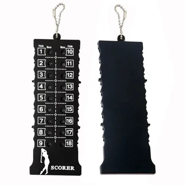18 Hole Golf Scorecard Shot Counter Accessory
