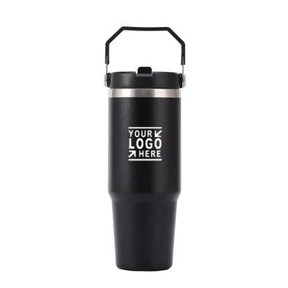 30oz Flip Straw Tumbler With Handle