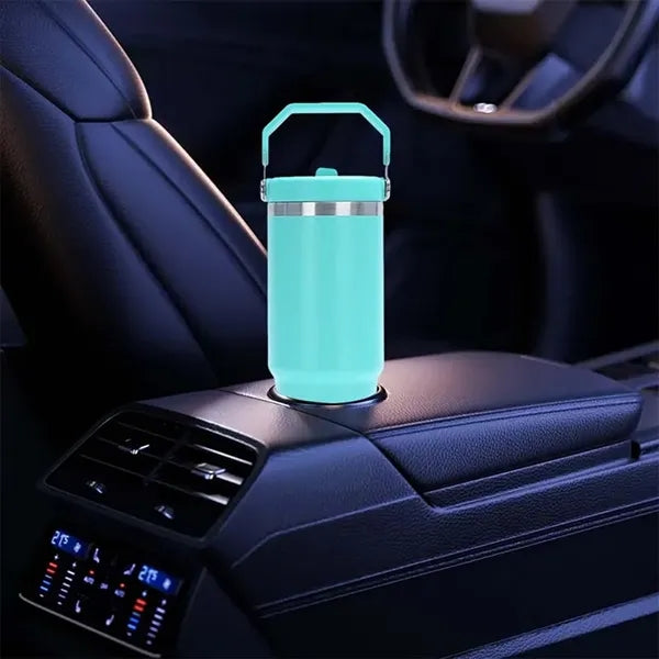 30oz Flip Straw Tumbler With Handle