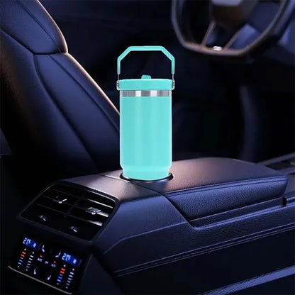 30oz Flip Straw Tumbler With Handle