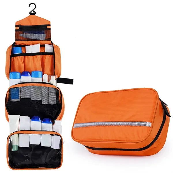 Waterproof Makeup Shaving Bag with Hanging Hook