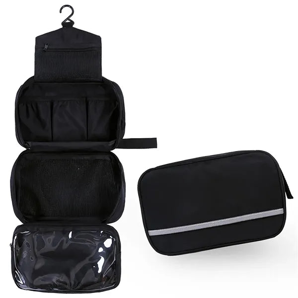 Waterproof Makeup Shaving Bag with Hanging Hook