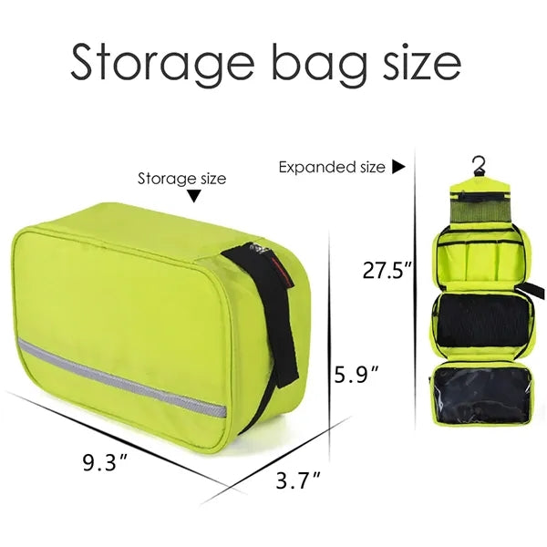 Waterproof Makeup Shaving Bag with Hanging Hook