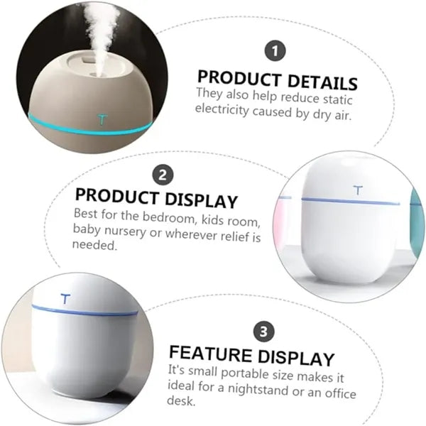 Portable Mini Humidifier Car USB Spray