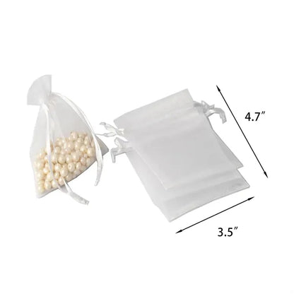 MOQ50 Drawstring Organza Gift Bags