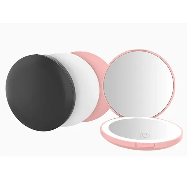 LED Illuminated Travel Makeup Mirror