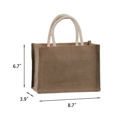 MOQ50 Linen Gift Tote Bag