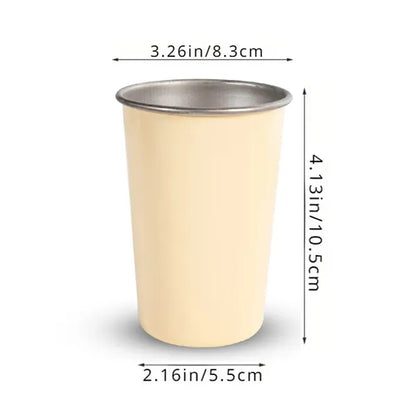 12oz Stackable Stainless Steel Outdoor Camping Cup