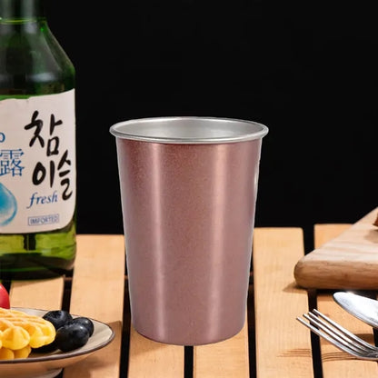12oz Stackable Stainless Steel Outdoor Camping Cup
