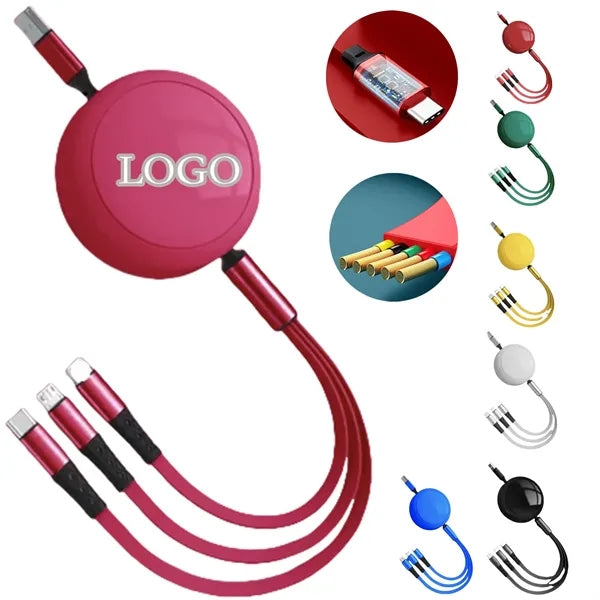3 In 1 Retractable Charger Cable Can Be Expedited