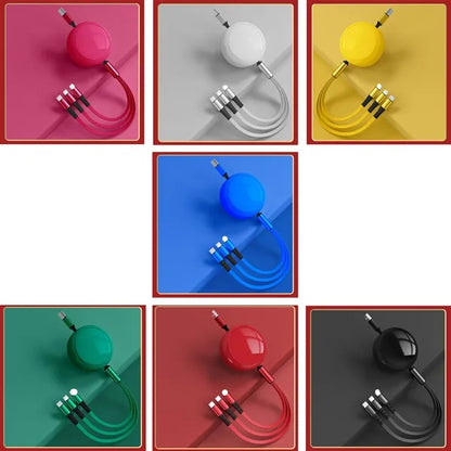 3 In 1 Retractable Charger Cable Can Be Expedited