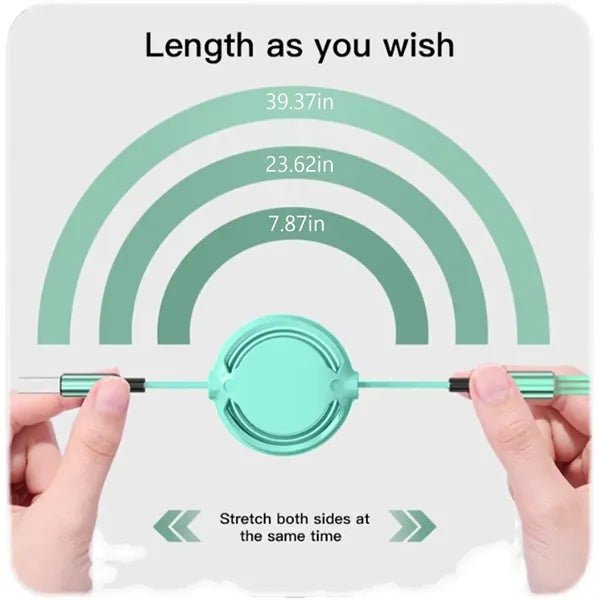 3 In 1 Multi Retractable Charger Cable Can Be Expedited