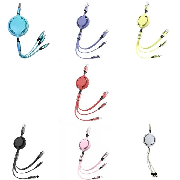 3 In 1 Multi Retractable Charger Cable Can Be Expedited