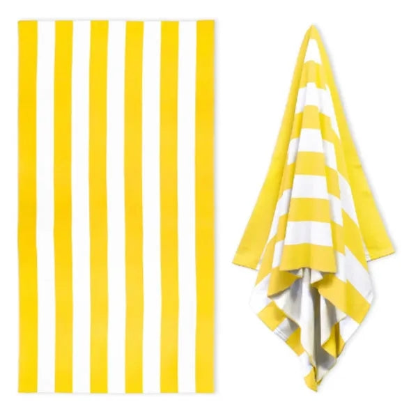 Towel Quick Drying Striped Printed Microfiber Beach