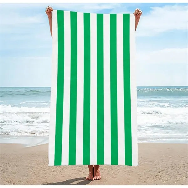 Towel Quick Drying Striped Printed Microfiber Beach