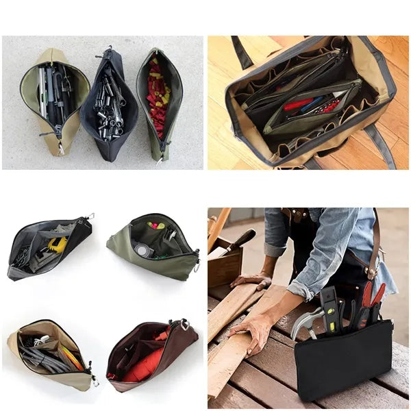 12-inch Tool Pouch Zipper Bag with Internal Pocket