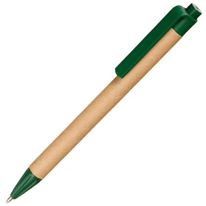 Recycled Pens w/ Custom Logo & Colorful Clip Ballpoint