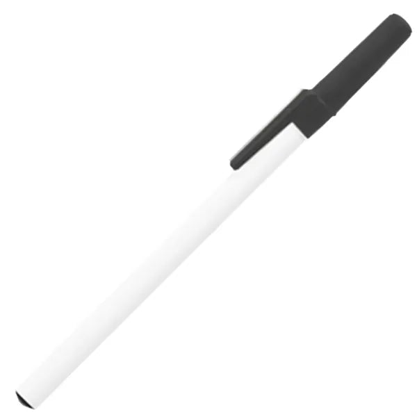 Promotional Ballpoint Pen w/ Colored cap & Accent
