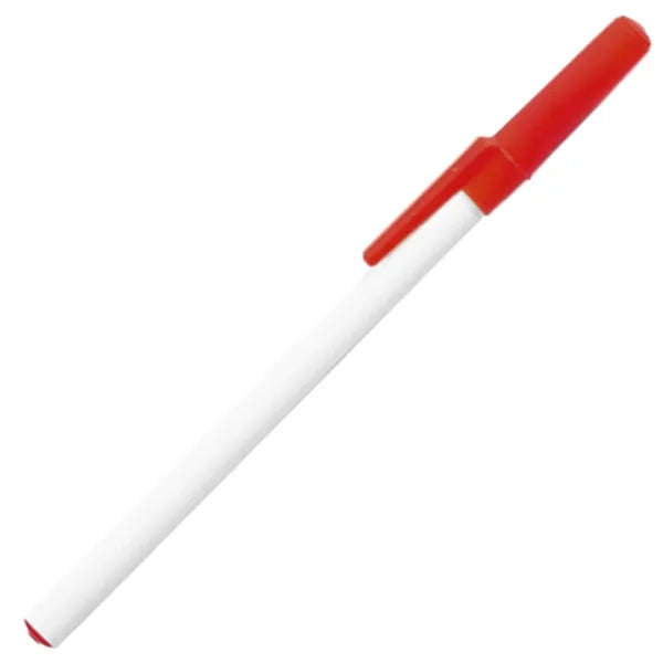 Promotional Ballpoint Pen w/ Colored cap & Accent