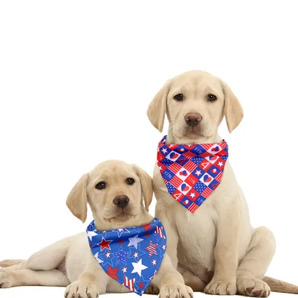 Christmas Pet Bandana Triangle Dog Cat Bib