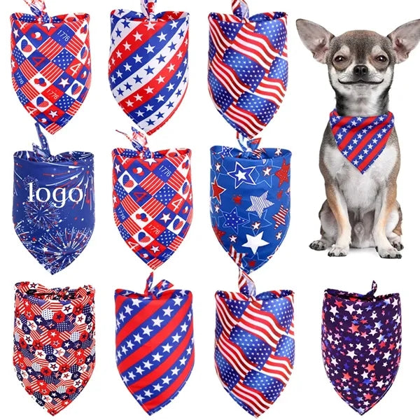 Christmas Pet Bandana Triangle Dog Cat Bib