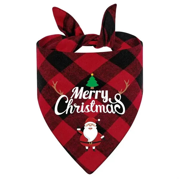 Christmas Pet Bandana Triangle Dog Cat Bib