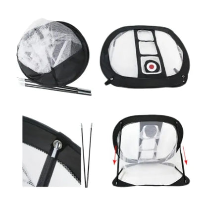 Golf 3in1 Practice Center Hitting Net Indoor Portable