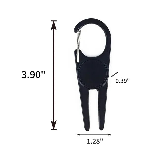 Golf Fork Pendant Lock Supplies Turf Repair Tools