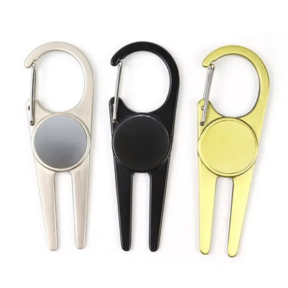 Golf Fork Pendant Lock Supplies Turf Repair Tools