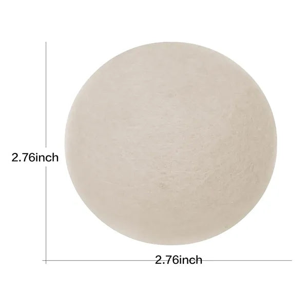 2.76 inch Wool Dryer Balls with Bag