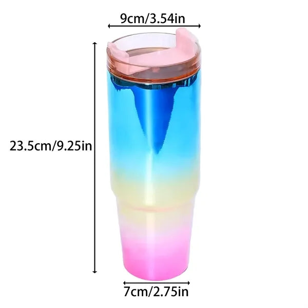 30oz Gradient Electroplating Car Holder Tumbler